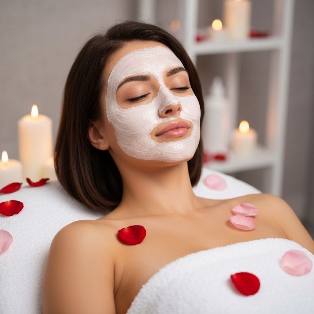 Relaxing facial treatment at Ravishing Nails and Beauty
